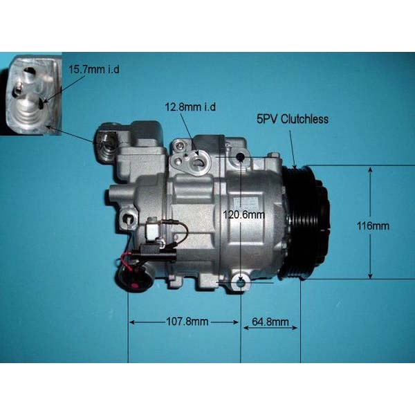 Mercedes a class air conditioning compressor #5
