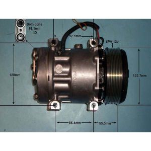 Compressor (AirCon Pump) Massey Ferguson Tractor 6460 Diesel (1990 to 2023)