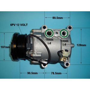 Compressor (AirCon Pump) Mazda 2 1.25 Petrol (Mar 2003 to Oct 2007)