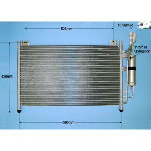 Condenser (AirCon Radiator) Mazda 2 1.4 MZR-CD Diesel (Jan 2008 to Jun 2015)