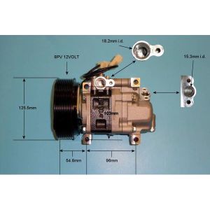 Compressor (AirCon Pump) Mazda 6 2.0 CD Diesel (Aug 2007 to Jul 2013)