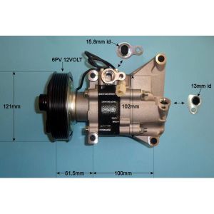 Compressor (AirCon Pump) Mazda 2 1.3 Petrol (Oct 2007 to Jun 2015)