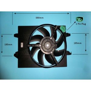 Radiator Cooling Fan Mazda 2 1.25 Petrol (Mar 2003 to Oct 2007)