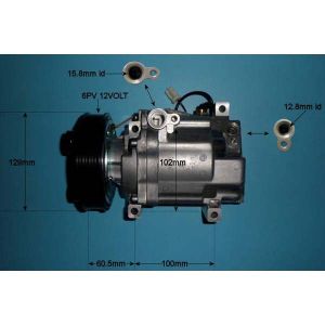 Compressor (AirCon Pump) Mazda 3 1.6 16v Petrol (Aug 2003 to Sep 2009)