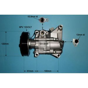 Compressor (AirCon Pump) Mazda 2 1.5 Petrol (Oct 2007 to Jun 2015)