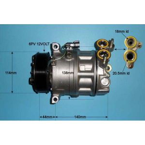 Compressor (AirCon Pump) Mazda 5 1.6 CD Diesel (Sep 2010 to 2023)
