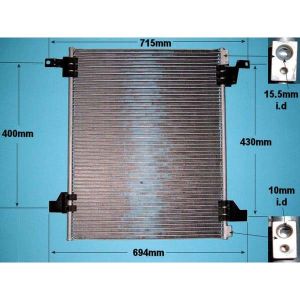 Condenser (AirCon Radiator) Mercedes M Class (W163) 2.7 ML270 CDi Diesel (Oct 1999 to Sep 2000)