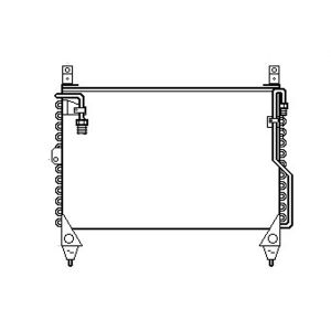 Condenser (AirCon Radiator) Mercedes S Class (W126) 2.7 280S/SE/SEL Petrol (Oct 1979 to Jul 1985)