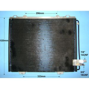 Condenser (AirCon Radiator) Mercedes E Class (W210) 2.0 E200 D Diesel (Oct 1995 to Mar 2002)