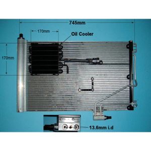 Condenser (AirCon Radiator) Mercedes C Class (W203) 2.7 C270 CDi Diesel (May 2000 to May 2002)