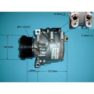 Compressor (AirCon Pump) Mercedes SLK (R170) 2.3 SLK230 Kompressor Petrol (Mar 2000 to Aug 2004)