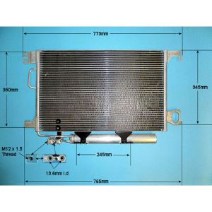 Condenser (AirCon Radiator) Mercedes C Class (W203) 1.8 C180 Petrol (Jun 2004 to Apr 2006)
