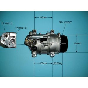 Compressor (AirCon Pump) Mercedes A Class (W169) 2.0 CDi A160 Diesel Manual (Aug 2004 to Dec 2007)