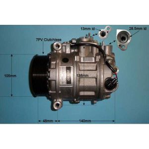 Compressor (AirCon Pump) Mercedes C Class (W203) 3.2 CDi C320 Diesel (Sep 2004 to Mar 2008)