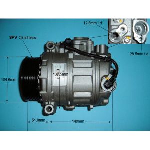 Compressor (AirCon Pump) Mercedes M Class (W164) 4.0 ML420 CDi Diesel (Feb 2006 to Jun 2011)