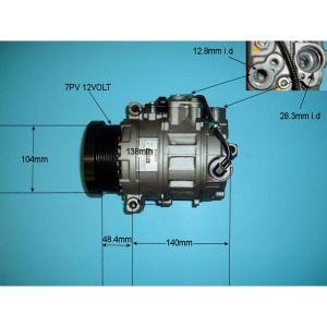 Compressor (AirCon Pump) Mercedes C Class (W203) 3.0 C320 CDi Diesel (Jan 2005 to Apr 2006)