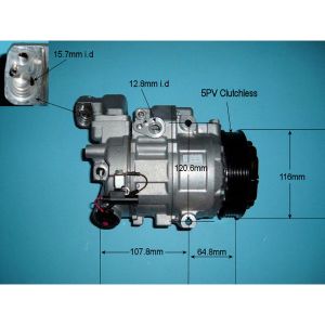 Compressor (AirCon Pump) Mercedes A Class (W168) 1.4 A140 Petrol (Mar 2001 to Aug 2004)