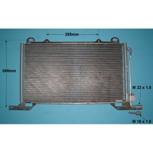 Condenser (AirCon Radiator) Mercedes E Class (W210) 2.0 E200 Kompressor Petrol (Oct 1995 to Aug 1999)