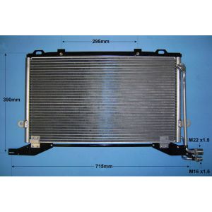 Condenser (AirCon Radiator) Mercedes E Class (W210) 2.7 E270 CDi Diesel (Jul 1999 to Mar 2002)