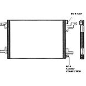 Condenser (AirCon Radiator) Mercedes M Class (W163) 2.3 ML230 Petrol (Feb 1998 to Dec 1999)