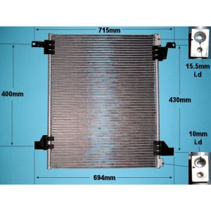 Condenser (AirCon Radiator) Mercedes M Class (W163) 2.3 ML230 Petrol (Jan 2000 to Jun 2005)