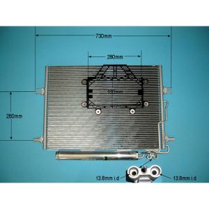 Condenser (AirCon Radiator) Mercedes CLS (W219) 3.0 320CDi Diesel (Jan 2005 to Dec 2010)