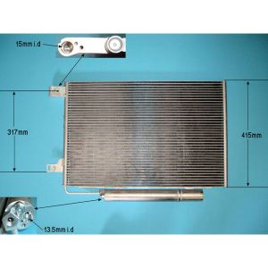 Condenser (AirCon Radiator) Mercedes A Class (W169) 2.0 A200 Petrol Manual (Aug 2004 to Dec 2007)