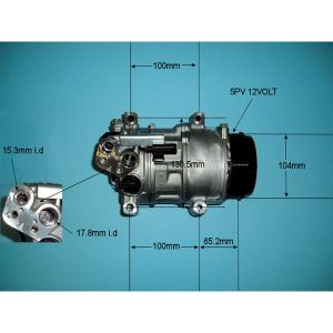 Compressor (AirCon Pump) Mercedes A Class (W169) 2.0 CDi A160 Diesel Automatic (Aug 2004 to Dec 2007)