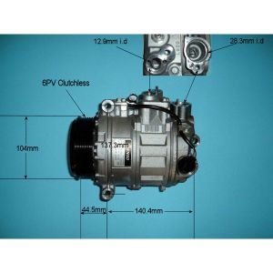Compressor (AirCon Pump) Mercedes C Class (W203) 2.6 C240 Petrol (May 2004 to Apr 2006)