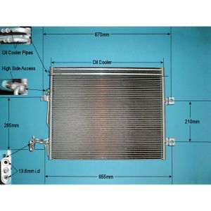 Condenser (AirCon Radiator) Mercedes S Class (W221) 5.5 S63 AMG Petrol Automatic (Mar 2011 to Dec 2013)
