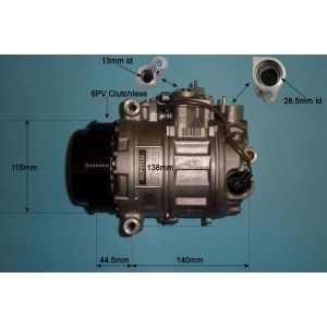 Compressor (AirCon Pump) Mercedes S Class (W221) 3.0 S300 Petrol (Sep 2008 to Dec 2013)