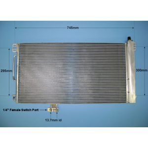 Condenser (AirCon Radiator) Mercedes SLK (R171) 1.8 SLK200 Kompressor Petrol (May 2006 to Aug 2007)
