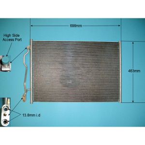 Condenser (AirCon Radiator) Mercedes S Class (W221) 3.0 S280 Petrol (Oct 2006 to Aug 2008)