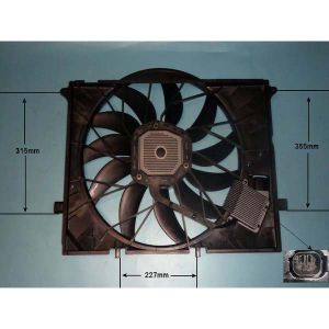 Radiator Cooling Fan Mercedes S Class (W220) 3.2 CDi S320 Diesel (May 1999 to Aug 2005)