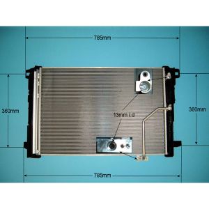 Condenser (AirCon Radiator) Mercedes C Class (W204) 1.8 C180 kompressor Petrol (Feb 2011 to Jan 2014)