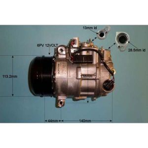 Compressor (AirCon Pump) Mercedes C Class (W204) 2.2 C200 CDi Diesel (Jan 2011 to Jan 2014)