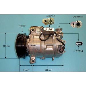 Compressor (AirCon Pump) Mercedes A Class (W176) 1.5 A 180 CDi Diesel (Jun 2012 to May 2018)