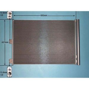 Condenser (AirCon Radiator) Mercedes A Class (W176) 2.0 A 45 AMG Petrol (Jun 2013 to Jul 2015)