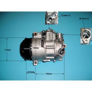 Compressor (AirCon Pump) Mercedes E Class (A207) Convertible 5.5 E500 Petrol (Jan 2010 to Dec 2016)