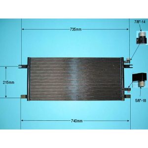Condenser (AirCon Radiator) Mercedes Truck Econic 6883 Diesel (Mar 1998 to 2013)