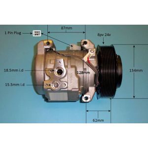 Compressor (AirCon Pump) Mercedes Truck Actros MP4 1832 Diesel Manual (Jan 2019 to 2023)