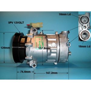 Compressor (AirCon Pump) MG MG ZS 1.6 16v Petrol (Jul 2003 to Dec 2005)