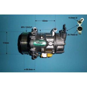 Compressor (AirCon Pump) Mini Clubman 1.4 Petrol (Jul 2010 to Jul 2015)