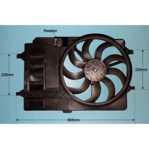 Radiator Cooling Fan Mini Convertible 1.6 Petrol (Jul 2004 to May 2009)