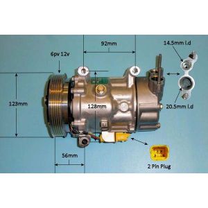 Compressor (AirCon Pump) Mini (R50/R53/R56) 1.6 D Diesel (Jul 2010 to Nov 2013)