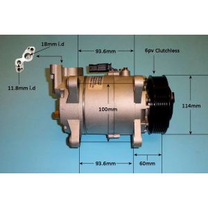Compressor (AirCon Pump) Mini (F55/F56) 1.2 (F55) Petrol (May 2014 to Oct 2017)