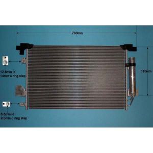 Condenser (AirCon Radiator) Mitsubishi Lancer MK8 CY/ZA (2008-) 1.8 BiFuel Petrol (Jun 2010 to 2023)