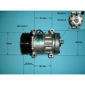 Compressor (AirCon Pump) Mitsubishi Carisma 1.9 TDi Diesel (Mar 1999 to Jun 2006)