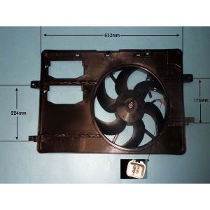 Condenser Cooling Fan Mitsubishi Colt MK6 04-12 1.5 Petrol (Jun 2004 to Sep 2008)