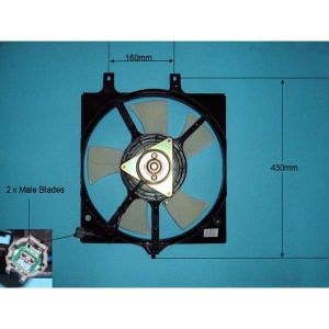 Condenser Cooling Fan Nissan Primera 1.6 Petrol (Sep 1999 to Jul 2002)